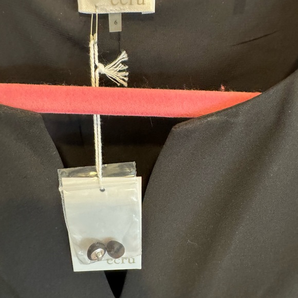 Sleeveless black belted to the knee with pockets never worn black dress - Picture 2 of 3